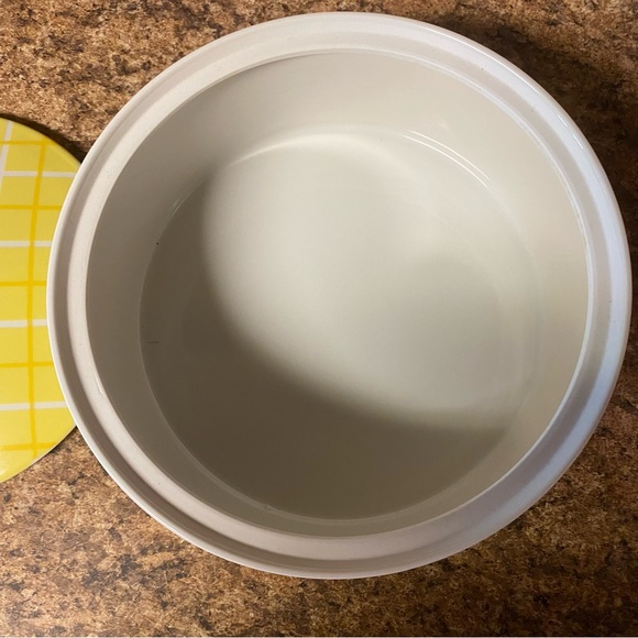 Yellow Plaid from Tastesetter Collection Set of 5, Mid-Century Vintage - Picture 9 of 15